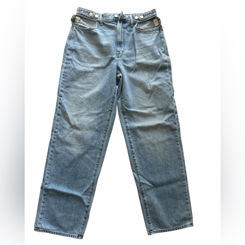 Madewell x Molly Dickson Cutout Baggy Straight Jeans sz 30 - Picture 2 of 11